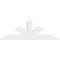 Ekena Millwork Richland Architectural Grade PVC Gable Bracket, 72"W x 24"H x 4"D x 6"F, 8/12 Pitch GBP072X24X0406RIC00 - alternate 3